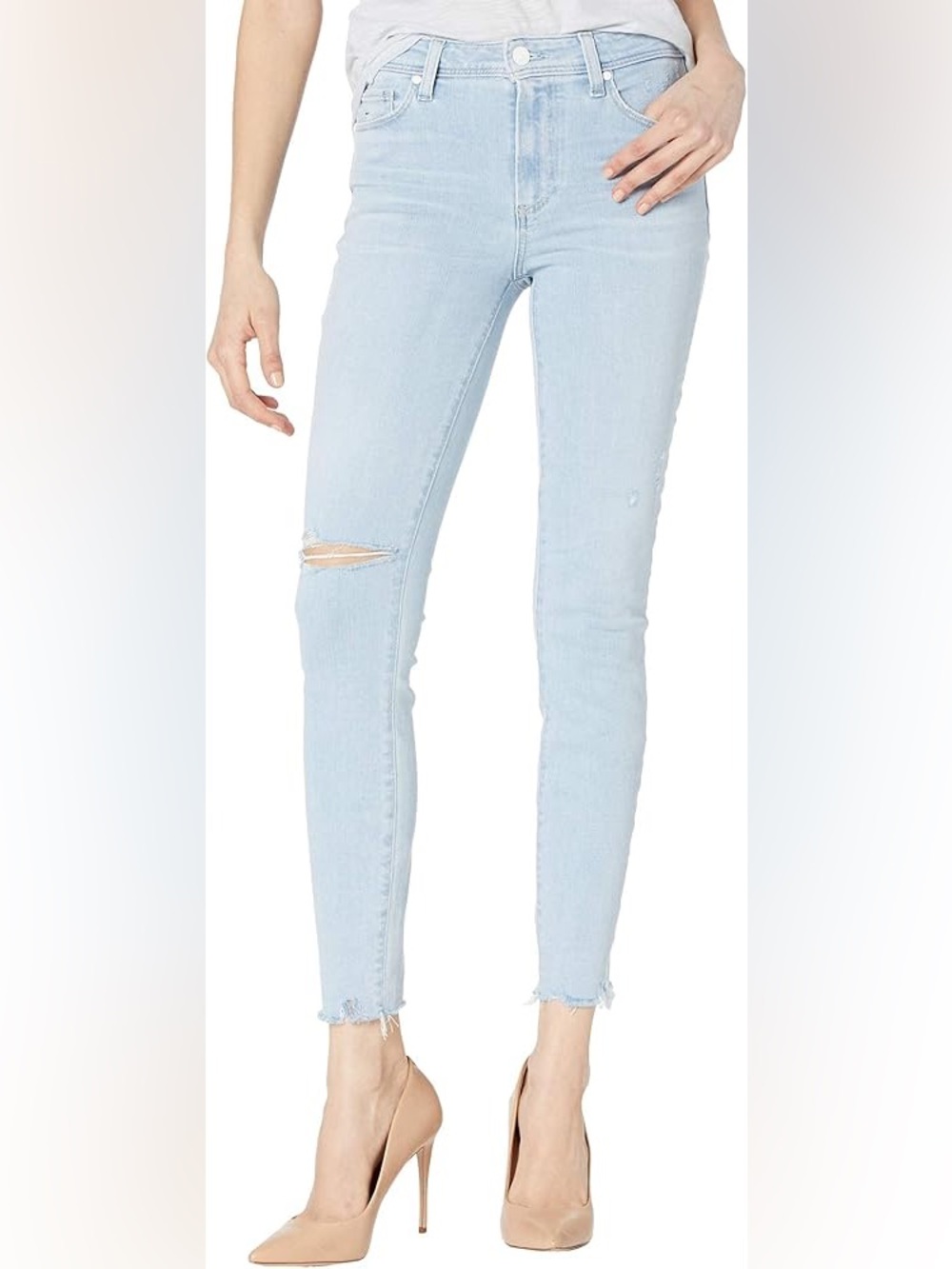 PAIGE Hoxton Ankle Slim Jeans Size 32 Nwot